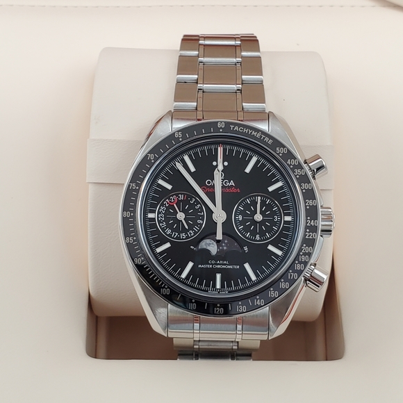 100% Authentic OMEGA Speedmaster Co-Axial Chronograph Moonphase Watch - Picture 5 of 16